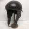 Casque de vol Type BALCHOC en cuir marron foncé 