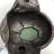 Casque de vol Type BALCHOC en cuir marron foncé 