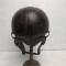 Casque de vol Type BALCHOC en cuir marron foncé 