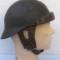 Casque Mdle 1935 1er type  Pastille Mdle 37 Tankiste  