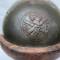 Casque Mdle 1935 1er type Tankiste  Pastille Mdle 1919 