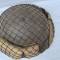 Casque MKII peinture marron , filet et pansements individuels 