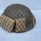 Casque MKII peinture marron , filet et pansements individuels 