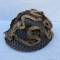 Casque MKIII Peinture marron , filet et toiles de jute 