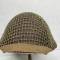 Casque MKIII peinture marron et filet