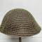 Casque MKIII peinture marron et filet