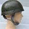 Casque Parachutiste 1er Modele avec jonc et jugulaires cuir 