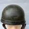 Casque Parachutiste 1er Modele avec jonc et jugulaires cuir 
