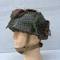 Casque Parachutiste MKII jugulaire toile , filet et toiles de jute 