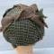 Casque Parachutiste MKII jugulaire toile , filet et toiles de jute 