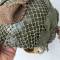 Casque Parachutiste MKII jugulaire toile , filet et toiles de jute 