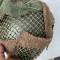 Casque Parachutiste MKII jugulaire toile , filet et toiles de jute 