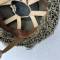 Casque Parachutiste MKII jugulaire toile , filet et toiles de jute 
