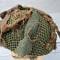 Casque Parachutiste MKII Jugulaires toile , filet et toiles de jute 