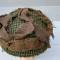Casque Parachutiste MKII Jugulaires toile , filet et toiles de jute 