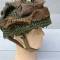 Casque Parachutiste MKII Jugulaires toile , filet et toiles de jute 