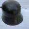 Casque 'Stahlhelm' Mdle 1916 Camouflé 3 tons Marron , jaune , vert 