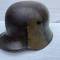Casque 'Stahlhelm' Mdle 1916 Camouflé 3 tons Marron , jaune , vert 