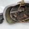 Casque troupe  Mdle 1874 Dragon et couvre casque calicot bleu 