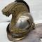 Casque troupe  Mdle 1874 Dragon et couvre casque calicot bleu 