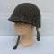 Casque USM1 Pontets fixes et jugulaire cuir et filet 