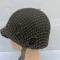 Casque USM1 Pontets fixes et jugulaire cuir et filet 