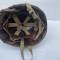 Casque USM1 Pontets fixes et jugulaire cuir et filet 
