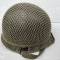 Casque USM1 Pontets mobiles jugulaire cuir et filet Mdle 1943 
