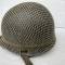 Casque USM1 Pontets mobiles jugulaire cuir et filet Mdle 1943 