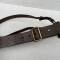 Ceinturon baudrier officier cuir marron 