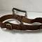 Ceinturon baudrier officier cuir marron 