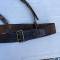 Ceinturon baudrier officier cuir marron 