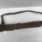 Ceinturon baudrier officier cuir marron 
