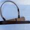 Ceinturon baudrier officier cuir marron 