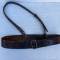 Ceinturon baudrier officier cuir marron 