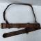 Ceinturon baudrier Officier cuir marron 