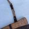 Ceinturon baudrier officier cuir marron 