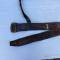 Ceinturon baudrier officier cuir marron 