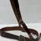 Ceinturon baudrier officier cuir marron 