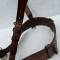 Ceinturon baudrier Officier cuir marron 