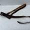 Ceinturon baudrier officier cuir marron 