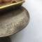 Ceinturon baudrier officier cuir marron 