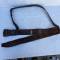 Ceinturon baudrier officier cuir marron 