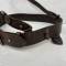Ceinturon baudrier officier cuir marron 