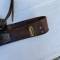 Ceinturon baudrier officier cuir marron 