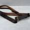 Ceinturon baudrier officier cuir marron 