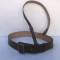 Ceinturon baudrier officier cuir marron foncé 