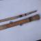 Ceinturon baudrier officier cuir marron foncé 