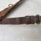 Ceinturon Baudrier officier en cuir marron 
