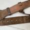 Ceinturon Baudrier officier en cuir marron 